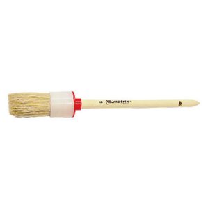 Кисть круглая № 2 (20 мм), натуральная щетина, деревянная ручка