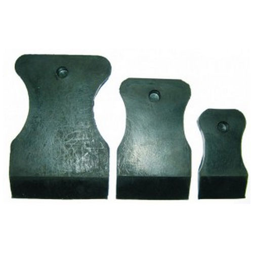 Набор черных резиновых шпателей, ширина 40-60-80 мм (3 штуки)