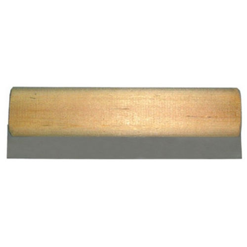 Шпатель ПВХ белый с деревянной ручкой, 100 мм